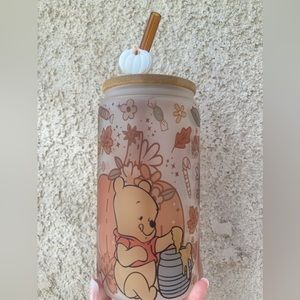 Winnie The Pooh 16oz sublimation cup✨🤎🍂